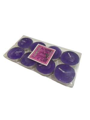 VELA DECORATIVA PERFUMADA C/8 PEÇAS UN. ALIANÇA