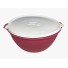 BACIA CORAL COM TAMPA TRANSPARENTE 5,5L UN. UAUPLAS