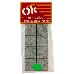 FELTRO 25X25X2MM QUAD. C/8 UN.