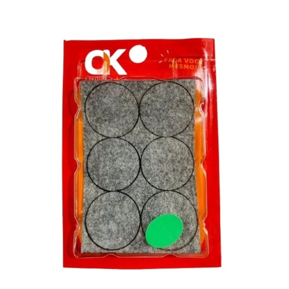 OK FELTRO 30X2MM REDONDO C/6 UN.