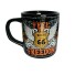 CANECA DE PORCELANA MOTO CLUB PRETA 300ML UN.