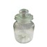 POTE DE VIDRO MINI COM TAMPA DECORATIVO UN. TOP IMPORTADORA