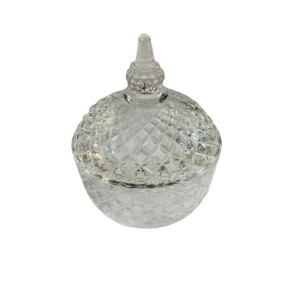 BOMBONIERE DE VIDRO PARA DECORACAO 12X10CM UN. TOP IMPORTADORA
