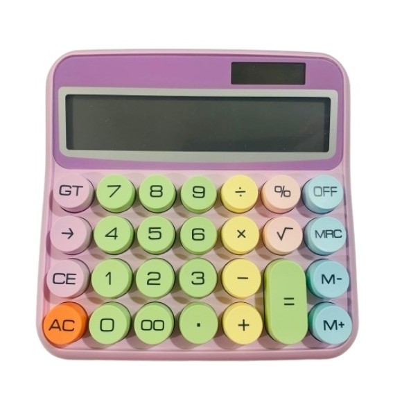 CALCULADORA DIGITAL A PILHA 14,5X15CM UN. FU XING