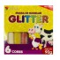 MASSA DE MODELAR C/6 CORES 90G COM GLITTER UN.