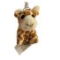 CHAVEIRO ANIMAL DE PELUCIA C/ENCHIMENTO 6X8X10CM UN. TUKA TOY