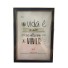QUADRO PARA CERTIFICADOS DE PLASTICO 21X29,7CM UN. FU XING