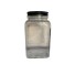 POTE DE VIDRO 1,2L SUGAR QUADRADO COM TAMPA PRETA UN. INGA