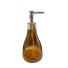 PORTA SABONETE LIQUIDO 360ML VIDRO MARROM UN. INGA