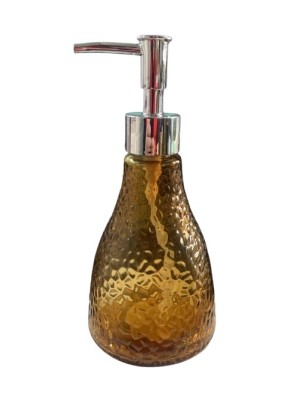 PORTA SABONETE LIQUIDO 360ML VIDRO MARROM UN. INGA