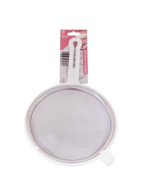 PENEIRA INOX E CABO PLASTICO 16,8CM UN. RIO TIJUCAS