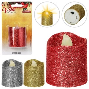 VELA ARTIFICIAL GLITTER 4,5CM UN. ZEIN