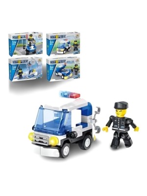 Bloco de Montar Policial Modelos Sortidos Toy King
