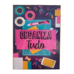 CAIXA ORGANIZA TUDO MDF UN. CONECTA BRASIL
