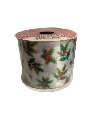 FITA DECORATIVA 2,7MX6,3CM DE NATAL UN. MULTIART