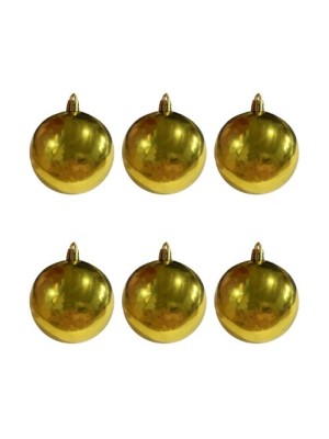 BOLA NATAL 6CM PCT COM 6 UNID CORES SORTIDAS - TOP IMPORTADORA