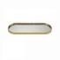 BANDEJA DECORATIVA DE VIDRO 30X12X1,5CM