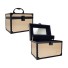 MALETA BECKY ROSE GOLD 21X15X15CM DE POLIPROPILENO UN. MULTIART