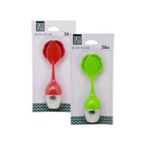 INFUSOR PARA CHA 5X15,4CM EM AÇO INOX E POLICLORETO DE VINILA UN. MULTIART