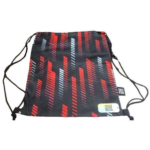 SACOLA MOCHILA DE POLIESTER ESTAMPADO 34X44CM TOKYO DESIGN UN. MULTIART