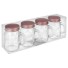 PORTA CONDIMENTOS DE VIDRO 4 PCS UN. ZEIN