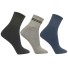 MEIA CANO MEDIO ESPORT. ADULTO 3PARES 39-43 UN.