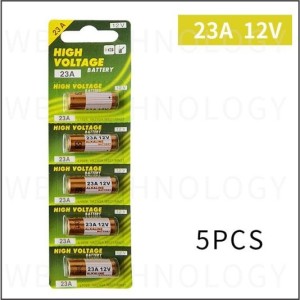 PILHA 23A 12V CARTELA C/ 5 PCS MFP.X