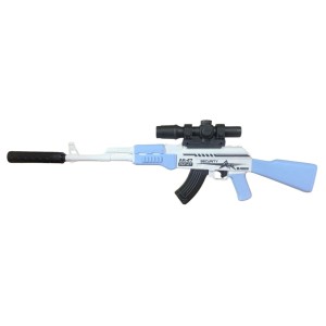 BRINQUEDO AK 47 ATIRA BOLINHA DE GEL + DARDOS REF-853 F001 UN. DDG