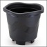 VASO REDONDO PRETO EXTRA GRANDE 26L 40X50CM UN.