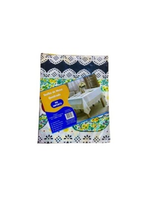 TOALHA DE MESA QUADRADA 140X140CM UN. GM GOLD