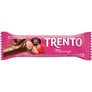 WAFER TRENTO MORANGO 29G UN. PECCIN