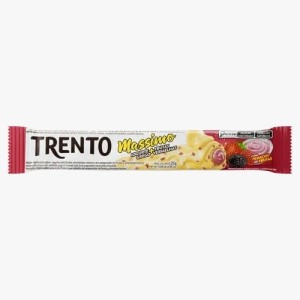 WAFER TRENTO MASSIMO IOGURTE GREGO + FRUTAS VERM 25G UN. PECCIN