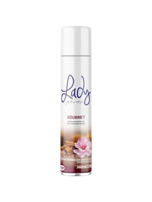 Odorizador Lady Prime Gourmet 360ml Aromatizador de Ambientes Spray Perfume Sofisticado e Alta Fixação