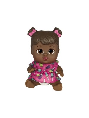 BONECA LOVE BABIE AMIGUINHAS - NEGRA 15,5X8,5X24,5CM UN. MISTER BRINQUE