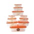 POTE RETANGULAR TRANSPARENTE PMG 3,3L KIT C/10PCS UN. ARIPLAS