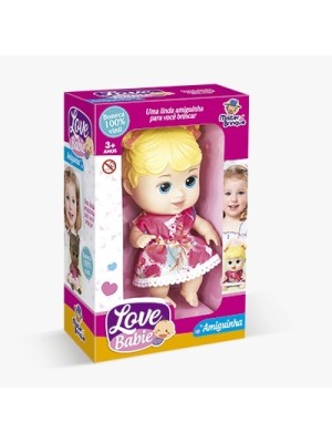 BONECA LOVE BABIE AMIGUINHAS LOIRA 15X8,5X24CM UN. MISTER BRINQUE