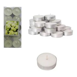 VELA FLUTUANTE BRANCA COM 10PCS UN. RIO TIJUCAS