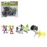 INDIOS E SOLDADOS DE PLASTICO KIT C/12PCS UN. MCB