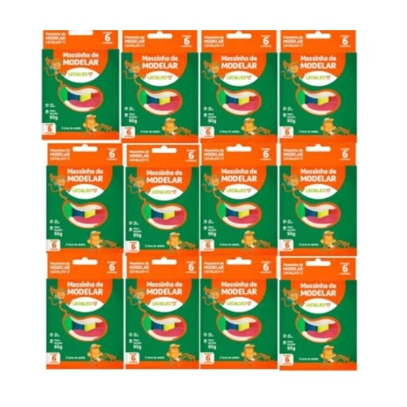 MASSA DE MODELAR 90G C/6 CORES