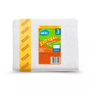 PANO ESFREGAO C/3PCS 40X67CM ALVEJADO UN.