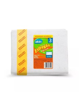 PANO ESFREGAO C/3PCS 40X67CM ALVEJADO UN.