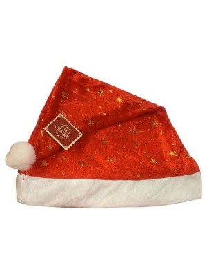 GORRO DE NATAL C/ ESTRELAS MULTIART