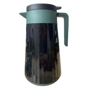 GARRAFA TERMICA LESOTO 1L PRETA-VERDE UN. XH IMPORT