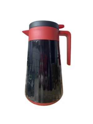 GARRAFA TERMICA LESOTO 1L PRETA-VERMELHA UN. XH IMPORT