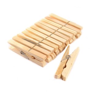 PRENDEDOR DE MADEIRA GIGANTÃO C/12PCS