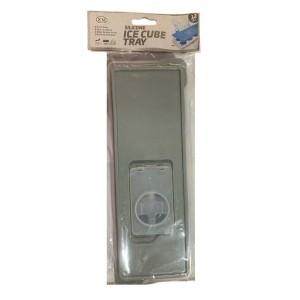 FORMA DE GELO 25X4,5CM COM TAMPA E VALVULA CORES SORTIDAS UN. TOP IMPORTADORA