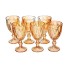 JOGO DE TACA DIAMANTE AMBAR 340ML 06 PCS - CM06 INGA