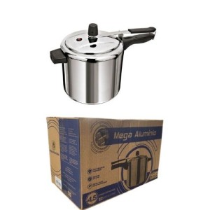 PANELA DE PRESSAO 4,5L POLIDA MEGA ALUMINIO UN. MR COOK