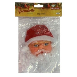 ENFEITE NATALINO CABECA NOEL 20X9CM UN. ZEIN