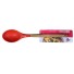 COLHER EM SILICONE C/CABO DE MADEIRA 31,5CM UN.